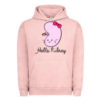 Pigment Salmon hello kidney Urban Hoodie - artisFamous