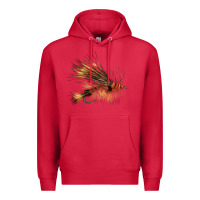 Cardinal Fish Fly Premium Hoodie - LillyAllenDesigns