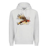 Dove Grey Fish Fly Premium Hoodie - LillyAllenDesigns