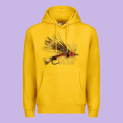 Fish Fly Premium Hoodie Designed By Lillyallendesigns