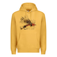 Mustard Fish Fly Premium Hoodie - LillyAllenDesigns