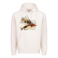 Pale Pink Fish Fly Premium Hoodie - LillyAllenDesigns