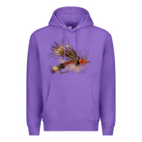 Purple Fish Fly Premium Hoodie - LillyAllenDesigns