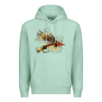 Seafoam Fish Fly Premium Hoodie - LillyAllenDesigns