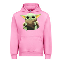 Fuchsia Pink baby yoda Urban Hoodie - artisFamous