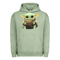 Pigment Oil Green baby yoda Urban Hoodie - artisFamous