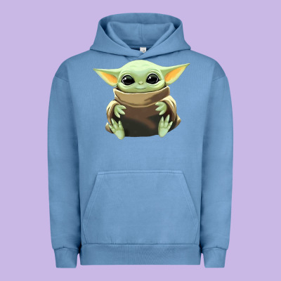 Baby Yoda Urban Hoodie Designed By Artisfamous