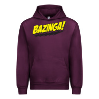 Mauve Wine Bazinga! Urban Hoodie - artisFamous