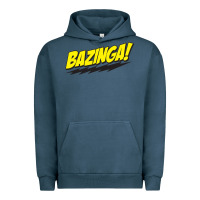 Pigment Midnight Navy Bazinga! Urban Hoodie - artisFamous
