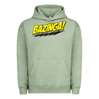 Pigment Oil Green Bazinga! Urban Hoodie - artisFamous
