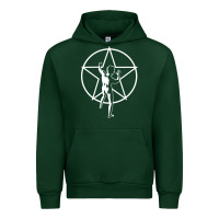 Forest Green Rush Explosion Urban Hoodie - artisFamous