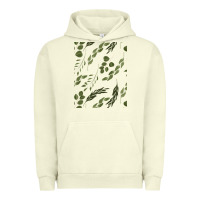 Watercolor Eucalyptus Pattern Urban Hoodie | Teevron