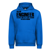 Cobalt i'm an engineering Urban Hoodie - artisFamous