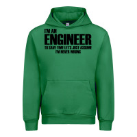 Emerald i'm an engineering Urban Hoodie - artisFamous