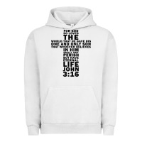 Pigment Lunar Rock John 3:16 Bible Verse Cool Christian Church Shirts Christianity Urban Hoodie - artisFamous