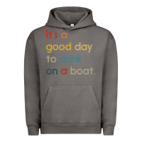 Pigment Tornado it's a good day to drink on a boat Urban Hoodie - artisFamous