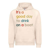 Sandshell it's a good day to drink on a boat Urban Hoodie - artisFamous