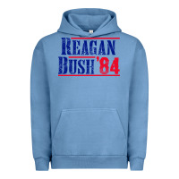 Pigment Pebble Blue reagan bush '84 Urban Hoodie - artisFamous