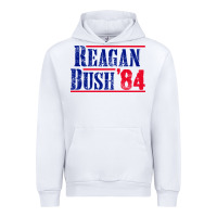 White reagan bush '84 Urban Hoodie - artisFamous