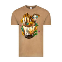 Vintage Camel Simmental Cow Bobba Cup Vintage Tee - FaDigitalArtStudio