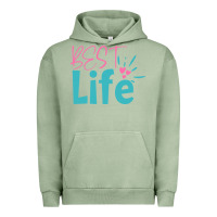 Pigment Oil Green best life Urban Hoodie - artisFamous