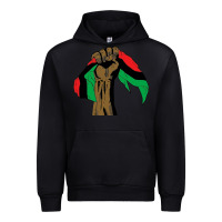 Black black power african license Urban Hoodie - artisFamous