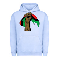 Pigment Grape Ice black power african license Urban Hoodie - artisFamous