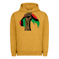 Pigment Peanut Butter black power african license Urban Hoodie - artisFamous