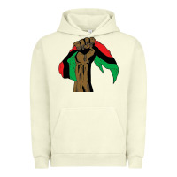 Pigment Pistachio black power african license Urban Hoodie - artisFamous