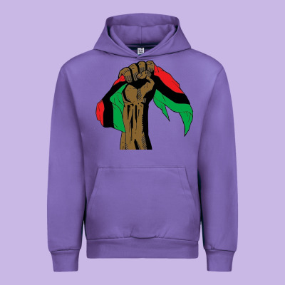 Black Power African License Urban Hoodie Designed By Artisfamous