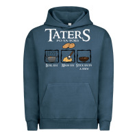 Pigment Midnight Navy the lord of the rings taters potatoes recipe Urban Hoodie - artisFamous