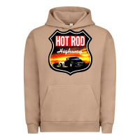 Pigment Burro HOT ROD GARAGE CAR Urban Hoodie - artisFamous