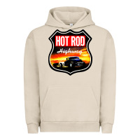 Pigment French Oak HOT ROD GARAGE CAR Urban Hoodie - artisFamous