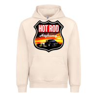 Sandshell HOT ROD GARAGE CAR Urban Hoodie - artisFamous