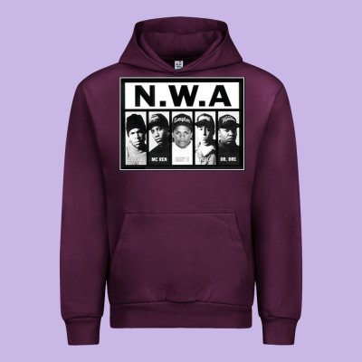 N.w.a Californian Hip Hop Group N.w.a Urban Hoodie Designed By Artisfamous