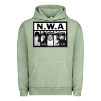 Pigment Oil Green N.W.A Californian hip hop group N.W.A Urban Hoodie - artisFamous