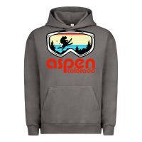 Pigment Tornado aspen colorado ski mountain skiing retro vacation Urban Hoodie - artisFamous
