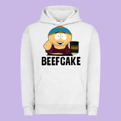 Beefcake Urban Hoodie Designed By Artisfamous