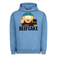 Pigment Pebble Blue beefcake Urban Hoodie - artisFamous