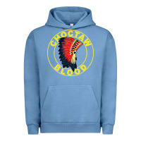 Pigment Pebble Blue choctaw blood Urban Hoodie - artisFamous