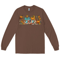 Chestnut hello pumpkin libbey glass Long Sleeve Tee - BundleAndBundleShop