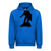 Cobalt Elephant Black To Stand On Your Car Urban Hoodie - artisFamous