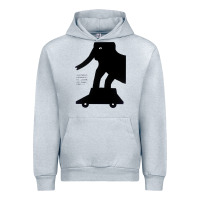 Heather Grey Elephant Black To Stand On Your Car Urban Hoodie - artisFamous