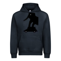 Navy Elephant Black To Stand On Your Car Urban Hoodie - artisFamous