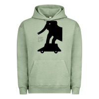 Pigment Oil Green Elephant Black To Stand On Your Car Urban Hoodie - artisFamous