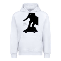 White Elephant Black To Stand On Your Car Urban Hoodie - artisFamous