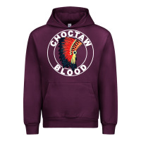 Mauve Wine choctaw blood Urban Hoodie - artisFamous