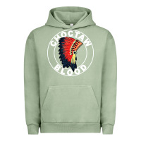 Pigment Oil Green choctaw blood Urban Hoodie - artisFamous
