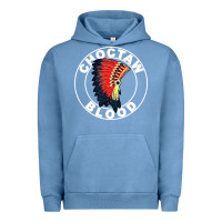 Pigment Pebble Blue choctaw blood Urban Hoodie - artisFamous