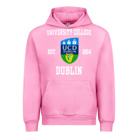 Fuchsia Pink university college dublin Urban Hoodie - artisFamous